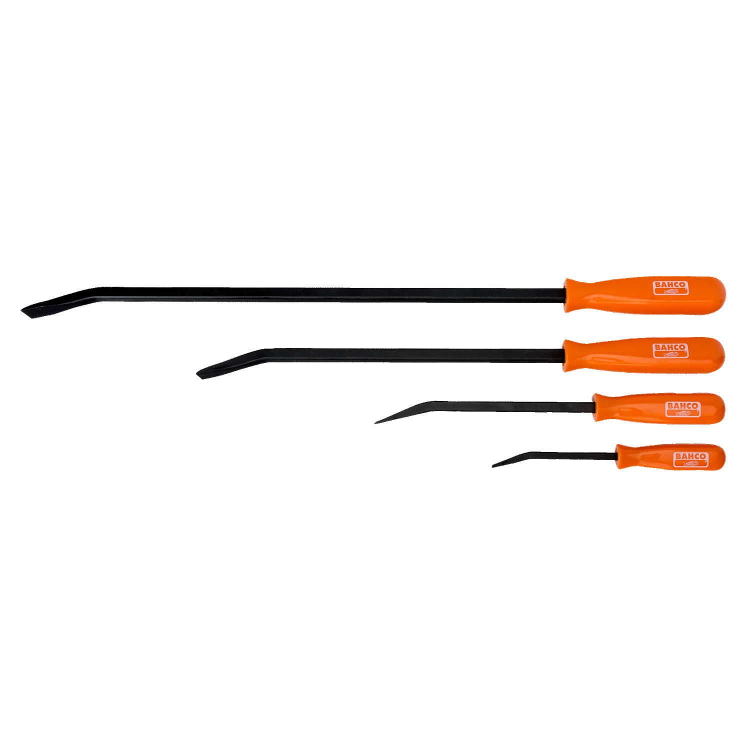 BAHCO 2484/S4 Flat Head Pry Bars Set with PP Handle (BAHCO Tools) - Premium Pry Bars from BAHCO - Shop now at Yew Aik.
