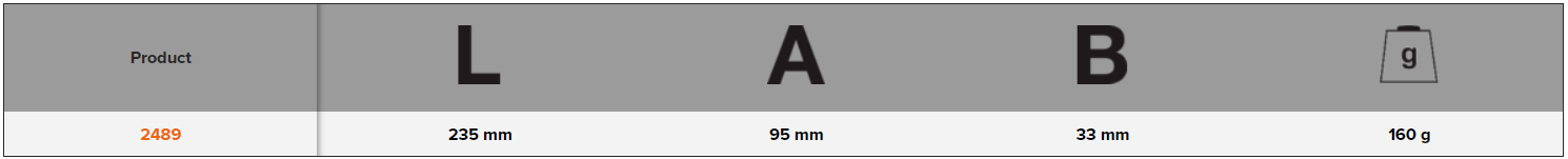 BAHCO 2489 Putty Knive with Stainless Steel Blade & Dual Handle - Premium Putty Knive from BAHCO - Shop now at Yew Aik.