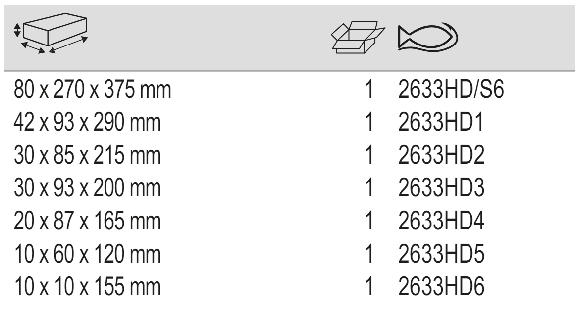 BAHCO 2633HD/S6 Seal And Soft Hose Removal And Picking Tool Set - Premium Hose Removal and Picking Tool Set from BAHCO - Shop now at Yew Aik.