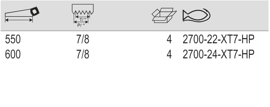 BAHCO 2700 ERGO Superior Handsaw for Tanalised Wood - 7"/8" - Premium Handsaw from BAHCO - Shop now at Yew Aik.