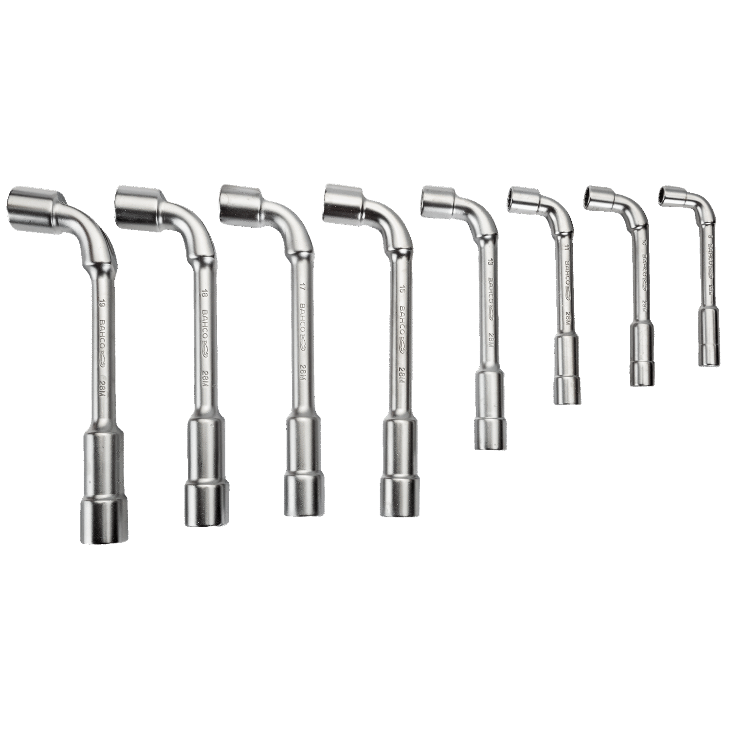 BAHCO 28M/8 Metric Double Head Offset Socket Wrench Set 12 X 6 - Premium Socket Wrench Set from BAHCO - Shop now at Yew Aik.