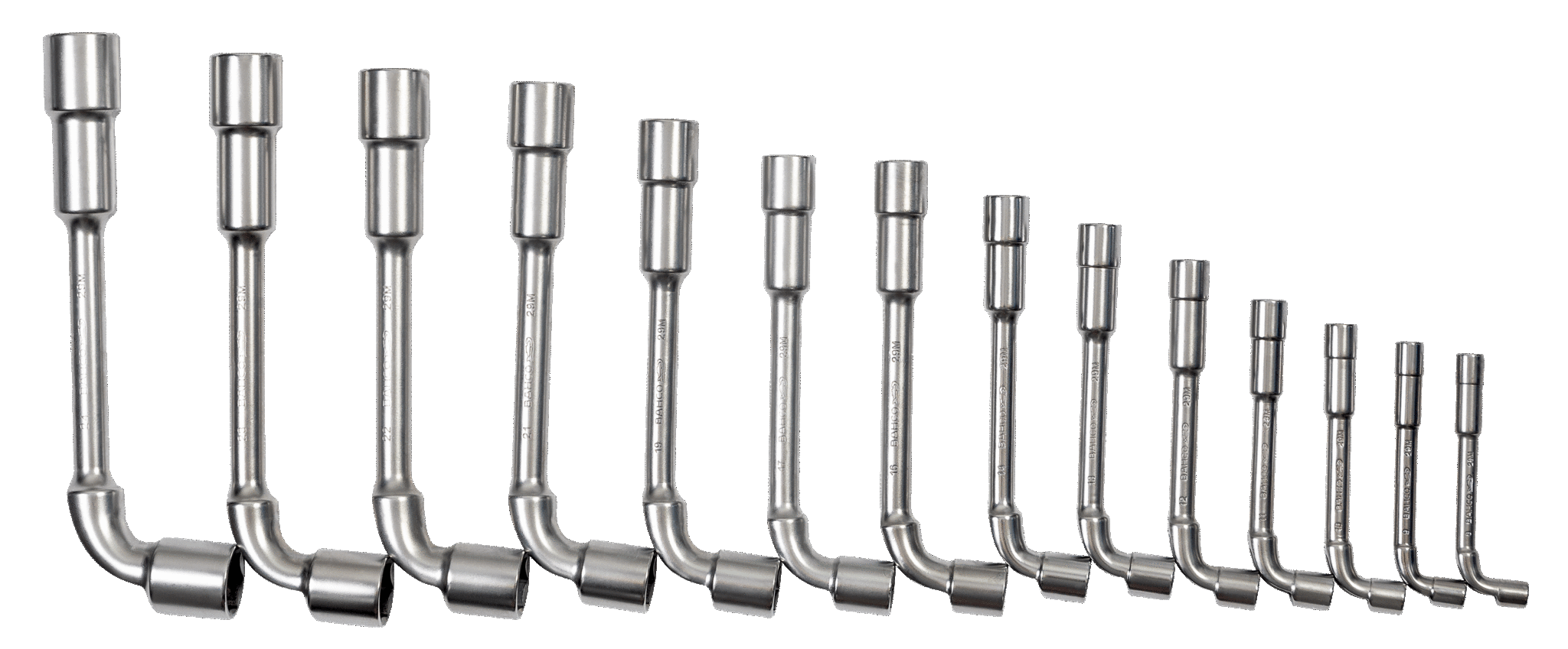 BAHCO 29M/14 Metric Double Head Offset Socket Wrench Set 6 X 6 - Premium Socket Wrench Set from BAHCO - Shop now at Yew Aik.