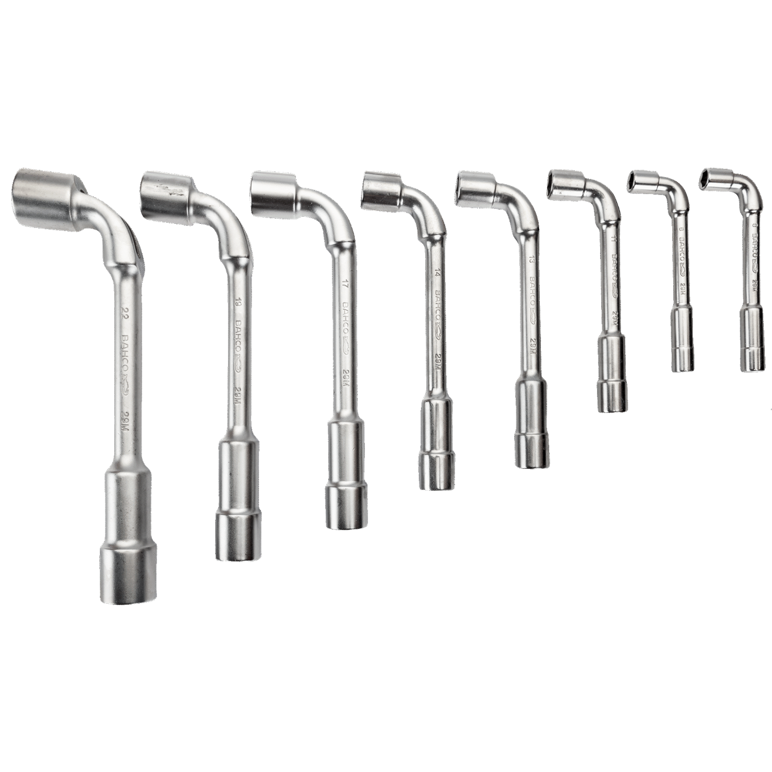 BAHCO 29M/8 Metric Double Head Offset Socket Wrench Set 6 X 6 - Premium Socket Wrench Set from BAHCO - Shop now at Yew Aik.