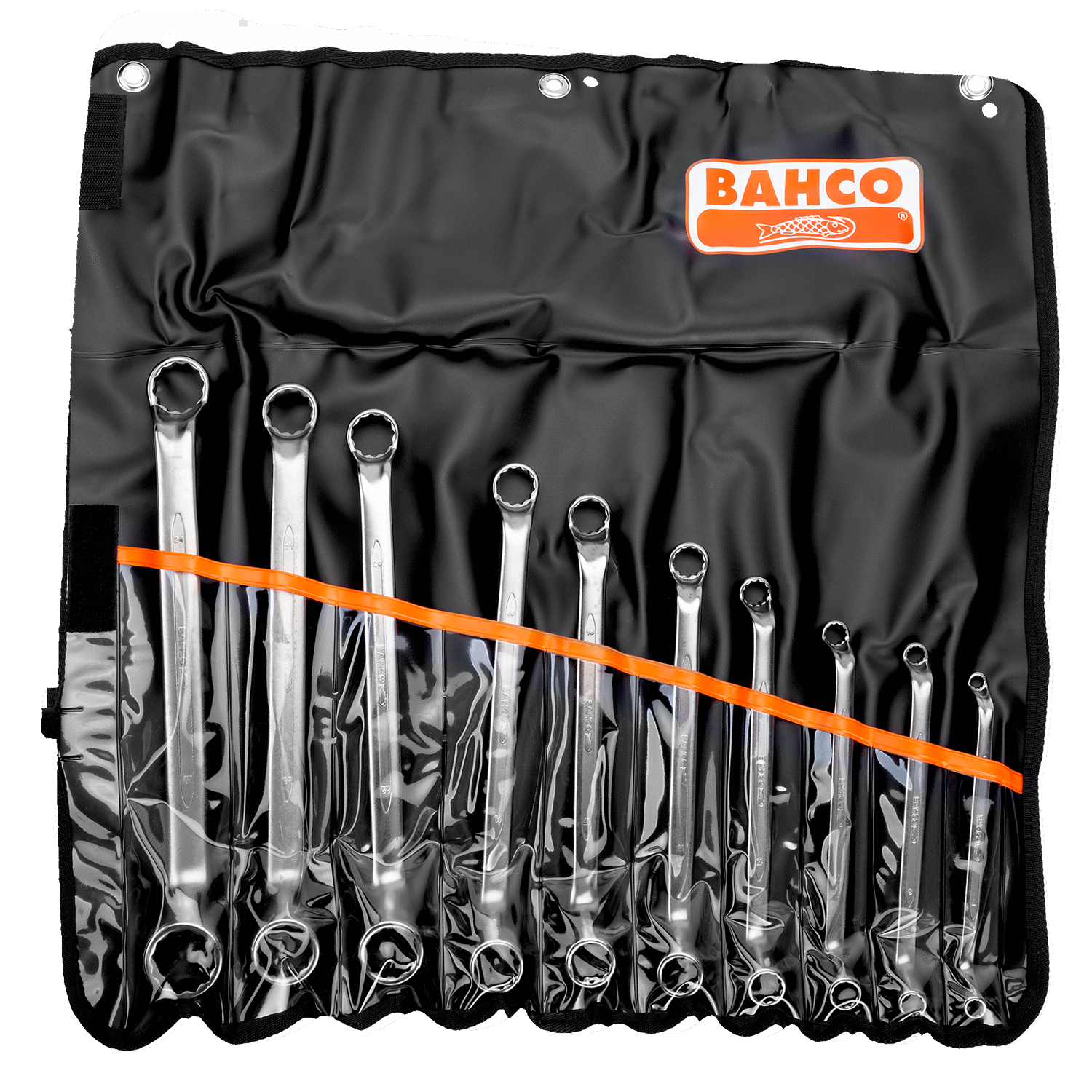 BAHCO 2M/10T Metric Deep Offset Double Ring Ended Wrench Set10Pcs - Premium Offset Double Ring Ended Wrench Set from BAHCO - Shop now at Yew Aik.
