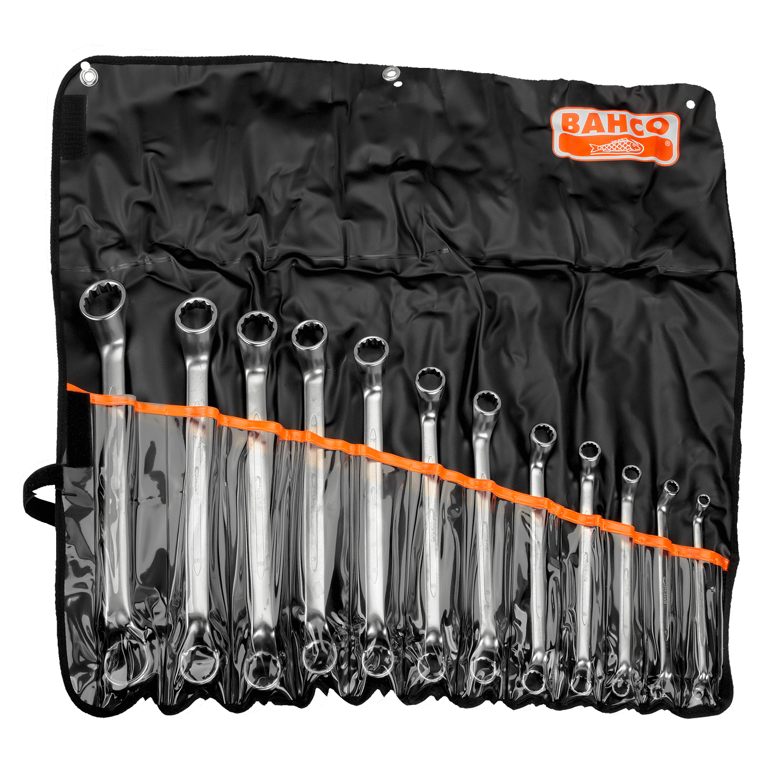 BAHCO 2M/12T Metric Deep Offset Double Ring Ended Wrench Set12Pcs - Premium Offset Double Ring Ended Wrench Set from BAHCO - Shop now at Yew Aik.