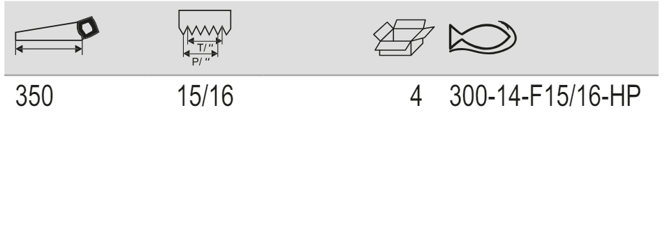 BAHCO 300-14-F15/16-HP General Purpose Handsaw - 15"/16" - Premium Handsaw from BAHCO - Shop now at Yew Aik.