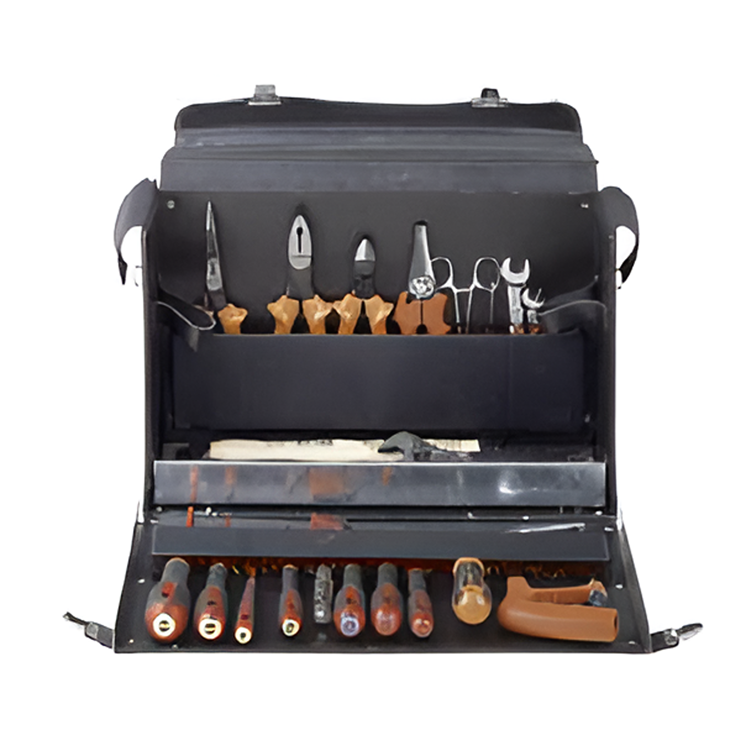 BAHCO 3049-2 Leather Bag Electrician Toolkit - 28 Pcs - Premium Electrician Tool from BAHCO - Shop now at Yew Aik.
