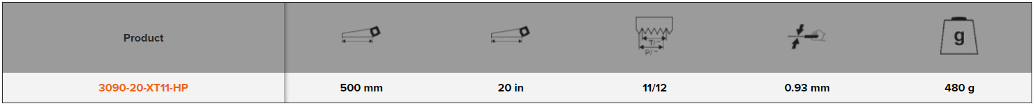 BAHCO 3090 ERGO Superior Handsaw for Laminates/Wood/Soft Metals - Premium Handsaw from BAHCO - Shop now at Yew Aik.