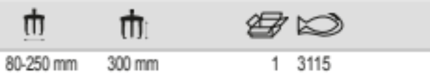 BAHCO 3115 2-Arm Universal Puller with Long Arms/Spindle - Premium 2-Arm Universal Puller from BAHCO - Shop now at Yew Aik.