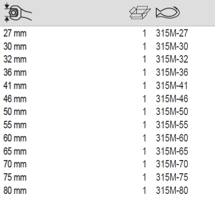 BAHCO 315M Metric Deep Offset Ring End Slogging Wrench - Premium Slogging Wrench from BAHCO - Shop now at Yew Aik.