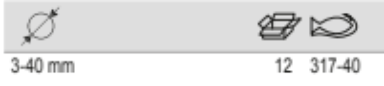 BAHCO 317-40 Plastic Wheel Reamer (BAHCO Tools) - Premium Wheel Reamer from BAHCO - Shop now at Yew Aik.