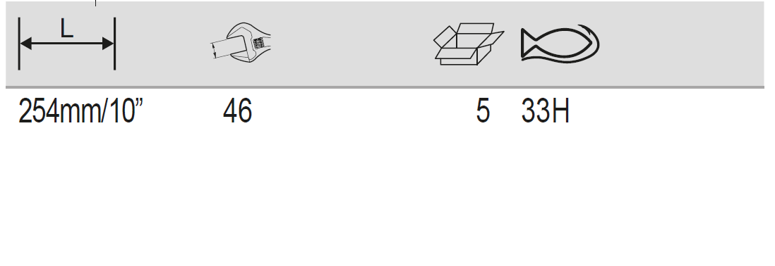 BAHCO 33H Adjustable Wrench With Hook And Phosphate Finish - Premium Adjustable Wrench from BAHCO - Shop now at Yew Aik.