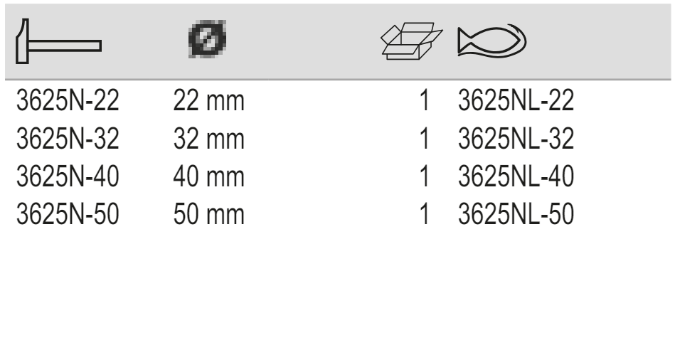 BAHCO 3625NL Pairs of Pol for 3625N Superfex Plastic Hammer - Premium Superfex Plastic Hammer from BAHCO - Shop now at Yew Aik.
