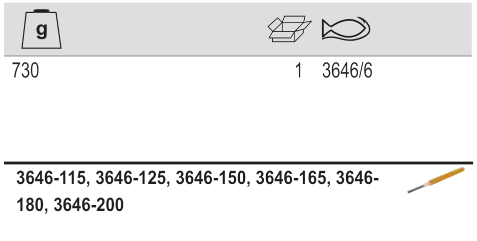 BAHCO 3646/6 Fine Grounded Pin Drift Punches Set - 6 pcs - Premium Punches Set from BAHCO - Shop now at Yew Aik.