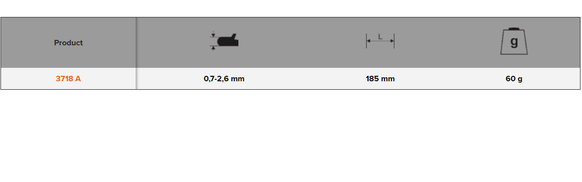 BAHCO 3718 A Insertion Tool For LSA Blocks Wire Stripping Plier - Premium Wire Stripping Plier from BAHCO - Shop now at Yew Aik.