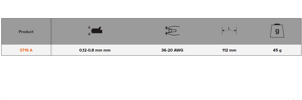 BAHCO 3719 A Precision Wire Stripping Plier Tool (BAHCO Tools) - Premium Wire Stripping Plier from BAHCO - Shop now at Yew Aik.