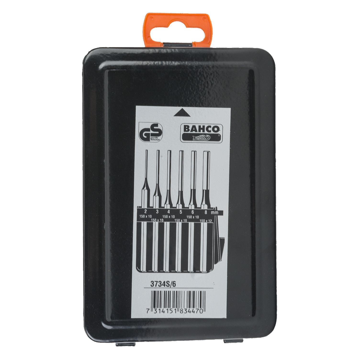 BAHCO 3734S/6 Cylindrical Drift Punches Set with Octagonal Shank - Premium Punches Set from BAHCO - Shop now at Yew Aik.