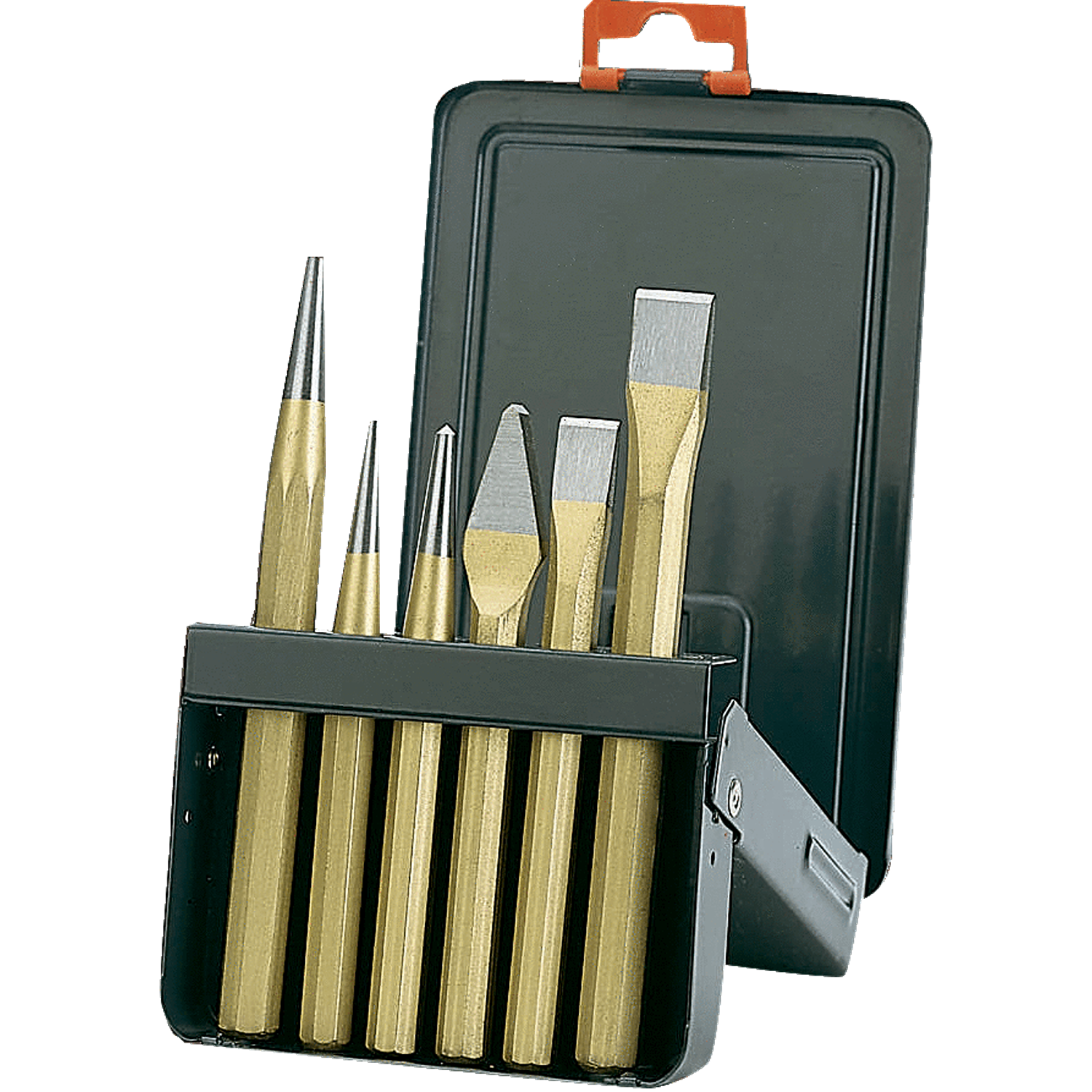 BAHCO 3736S/6 Mixed Cold Chisel Set with Lacquered Copper - Premium Chisel Set from BAHCO - Shop now at Yew Aik.