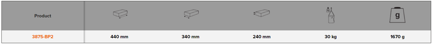 BAHCO 3875-BP2 Backpacks Large Size Tool Storage - Premium Tool Storage from BAHCO - Shop now at Yew Aik.