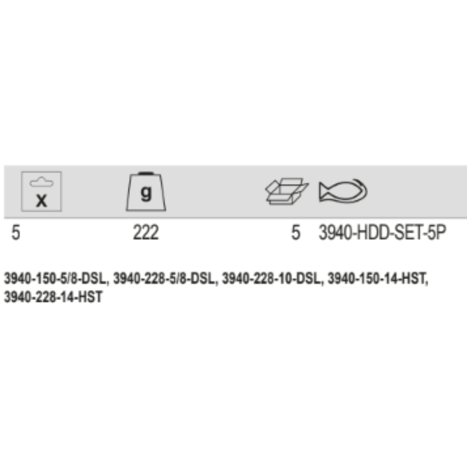 BAHCO 3940 HDD SET 5P Sandflex Bi-Metal Sabre Sawblade Set-5 pcs - Premium Sabre Sawblade from BAHCO - Shop now at Yew Aik.