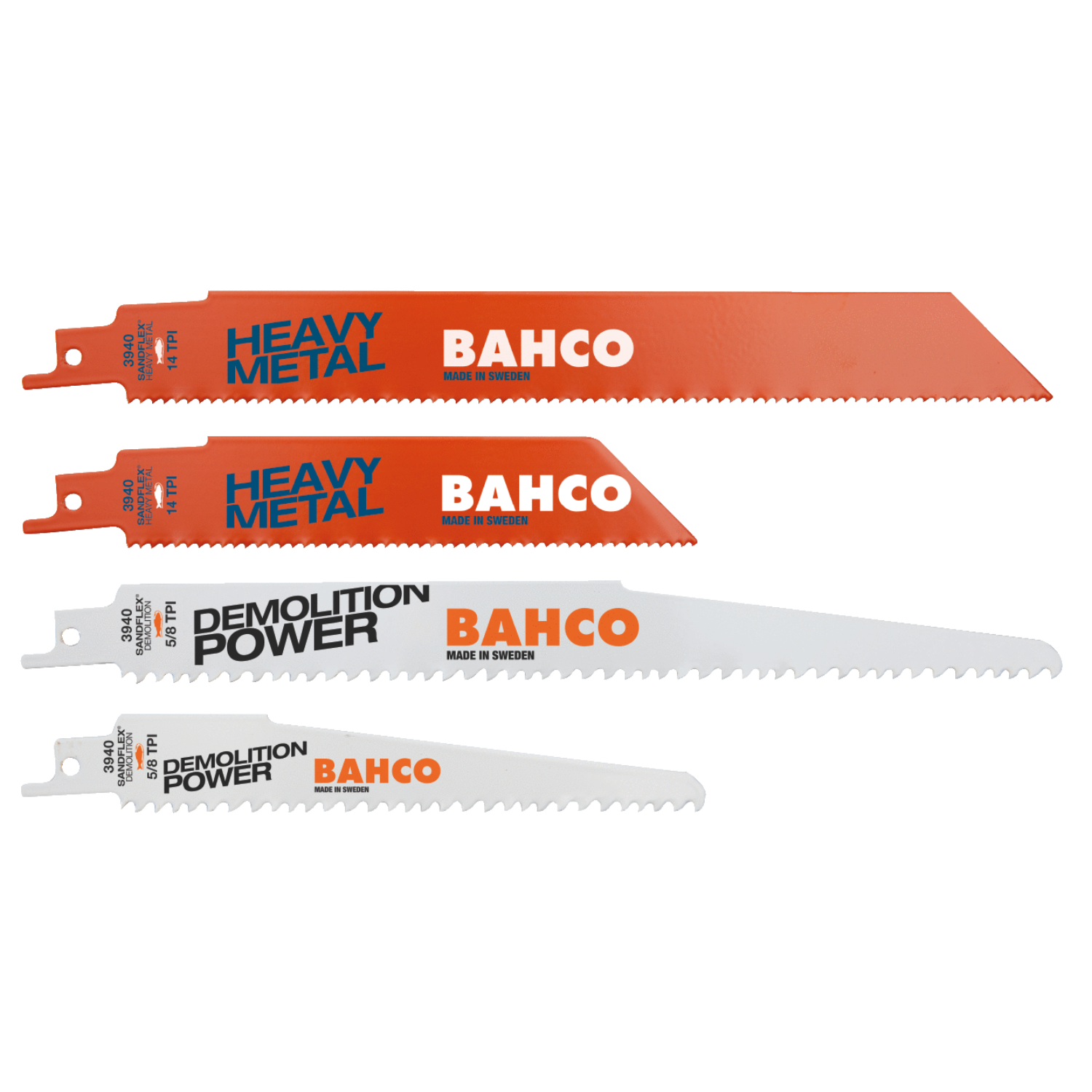 BAHCO 3940 HDD SET 5P Sandflex Bi-Metal Sabre Sawblade Set-5 pcs - Premium Sabre Sawblade from BAHCO - Shop now at Yew Aik.