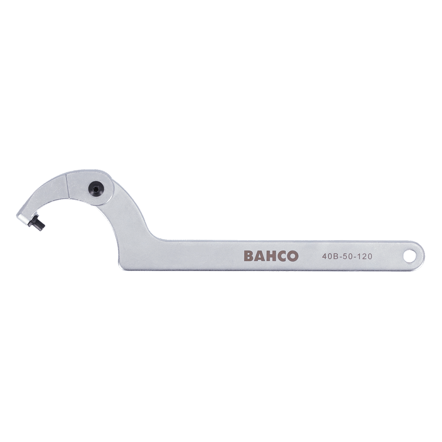 BAHCO 40B Adjustable Pin Hook Wrench with Chrome Finish - Premium Hook Wrench from BAHCO - Shop now at Yew Aik.