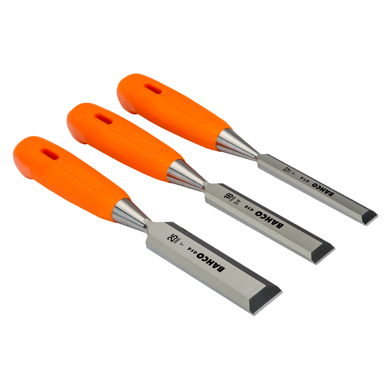 BAHCO 414-S3-EUR Chisel Set with Polypropylene Handle - 3 Pcs - Premium Chisel Set from BAHCO - Shop now at Yew Aik.