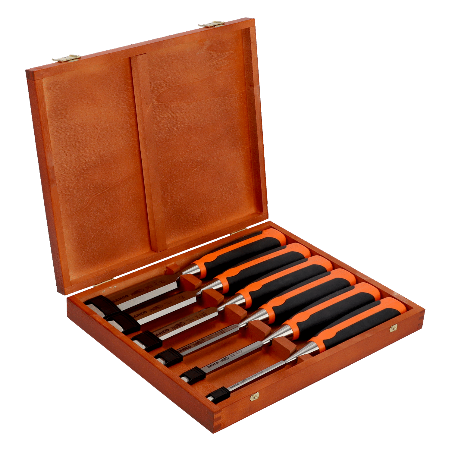 BAHCO 424P-S6-EUR Chisel Set with Rubberised Handle 6-32 mm - Premium Chisel Set from BAHCO - Shop now at Yew Aik.