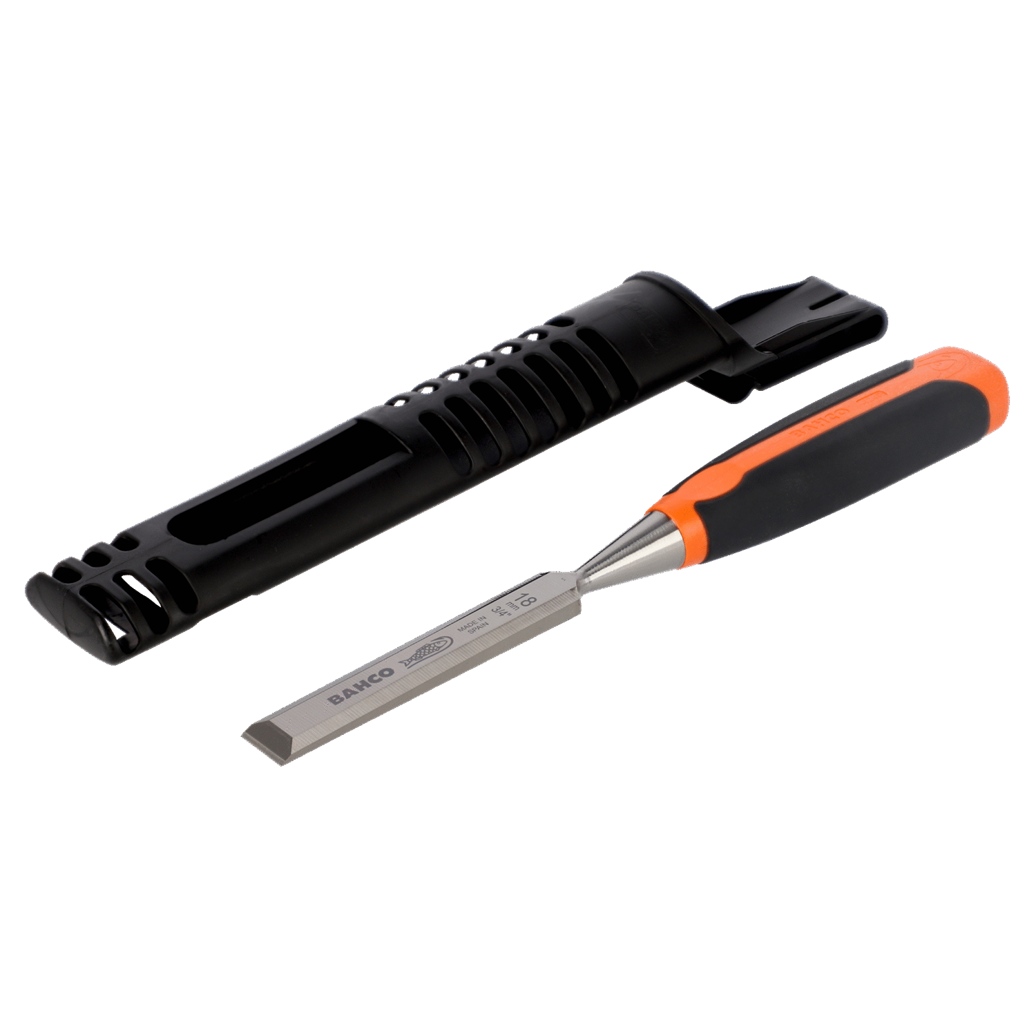 BAHCO 424P Woodworking Chisel with Rubberised Handle - Premium Woodworking Chisel from BAHCO - Shop now at Yew Aik.