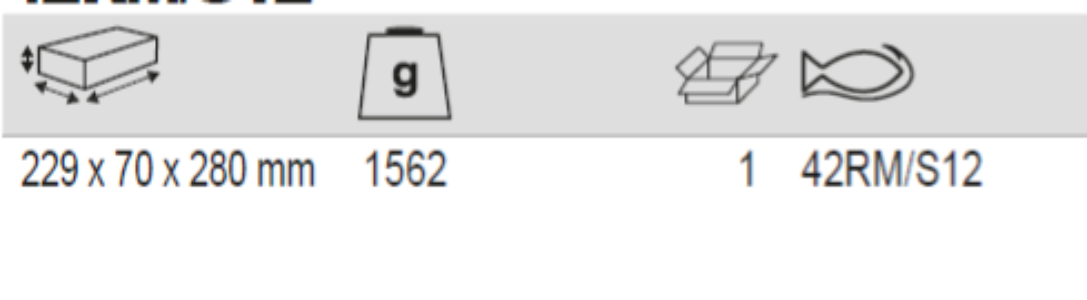BAHCO 42RM/S12 Adjustable Ratcheting Ring Wrench Set - Premium Ratcheting Ring Wrench Set from BAHCO - Shop now at Yew Aik.