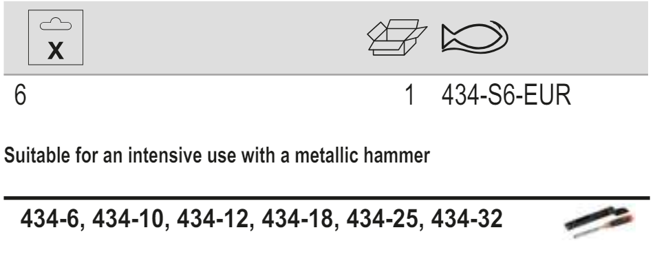 BAHCO 434-S6-EUR ERGO Splitproof Chisel Set - 6 Pcs/ Wooden Box - Premium Chisel Set from BAHCO - Shop now at Yew Aik.