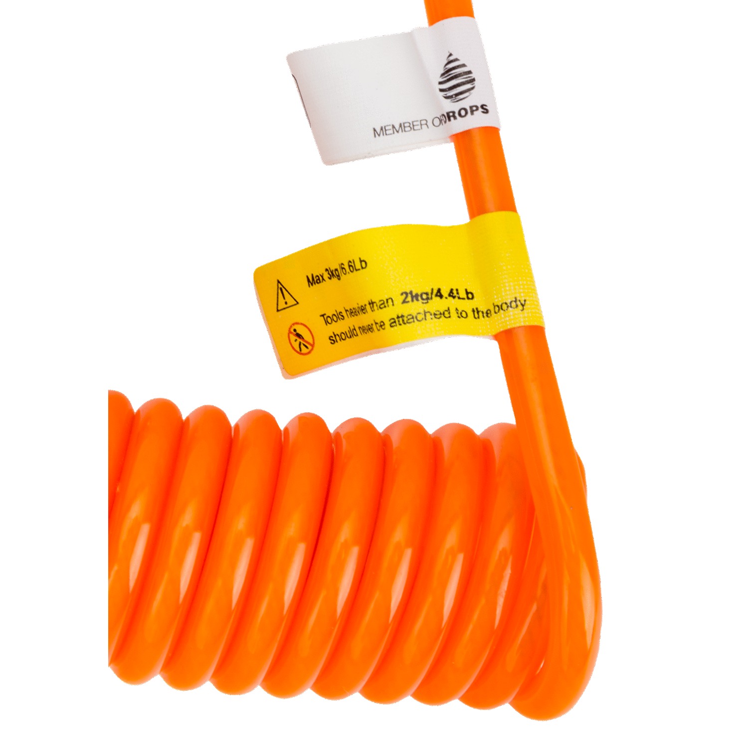 BAHCO 439000003 Coiled Lanyard with Swivel Carabiner 3 kg - Premium Coiled Lanyard from BAHCO - Shop now at Yew Aik.