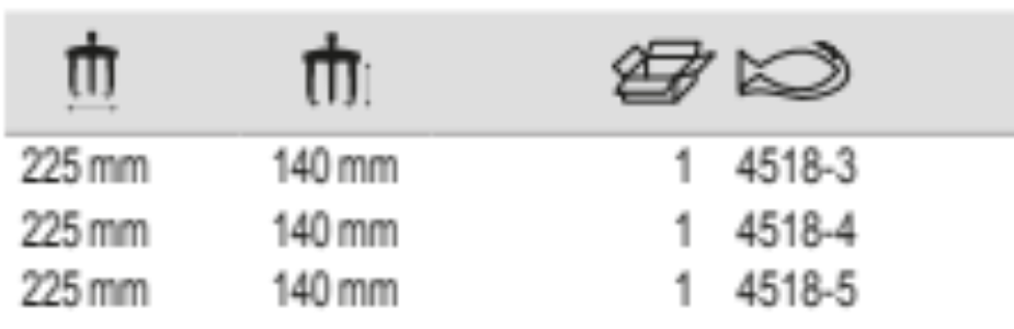 BAHCO 4518 Universal Hub Puller with Galvanized Finish - Premium Universal Hub Puller from BAHCO - Shop now at Yew Aik.