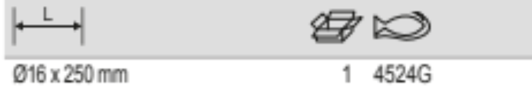 BAHCO 4524G Sliding Hammer Pulling Bars with Galvanized Finish - Premium Sliding Hammer Pulling Bar from BAHCO - Shop now at Yew Aik.