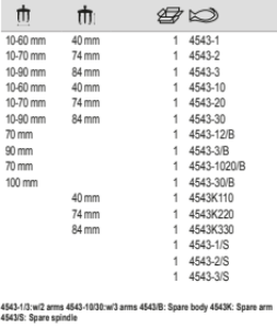 BAHCO 4543 2-Arm Light Duty Puller with Galvanized Finish - Premium 2-Arm Light Duty Puller from BAHCO - Shop now at Yew Aik.