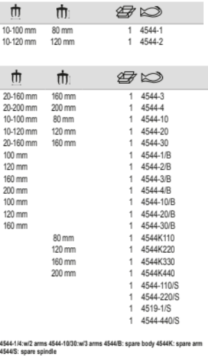 BAHCO 4544 2-Arm Heavy Duty Puller with Galvanized Finish - Premium 2-Arm Heavy Duty Puller from BAHCO - Shop now at Yew Aik.