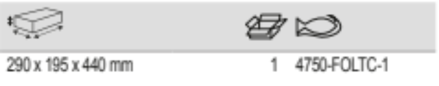 BAHCO 4750-FOLTC-1 Folding Front Leather Tool Cases (BAHCO Tools) - Premium Tool Case from BAHCO - Shop now at Yew Aik.