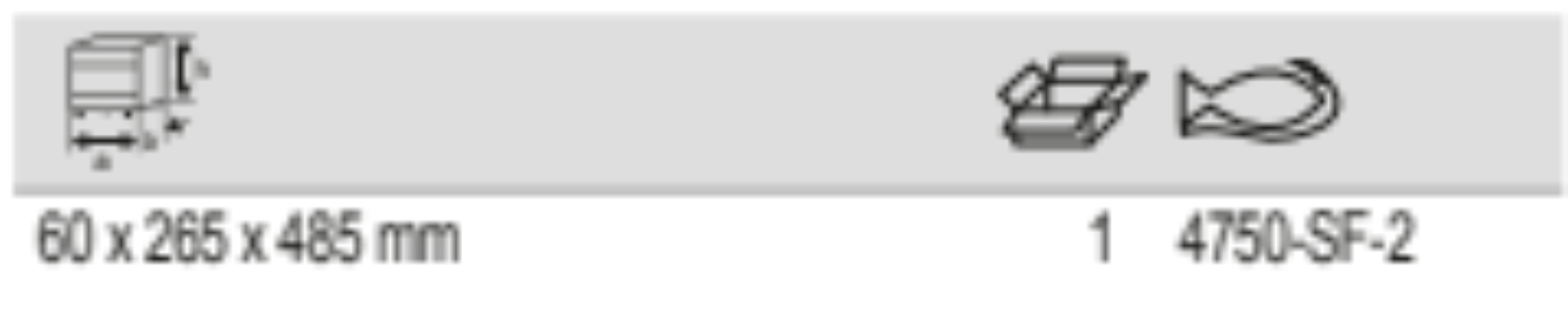 BAHCO 4750-SF-2 2.9 L Fabric Tool Folders with Handle - Premium Tool Folders from BAHCO - Shop now at Yew Aik.