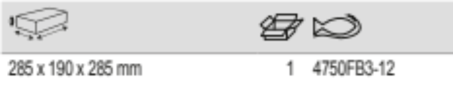 BAHCO 4750FB3-12 12 L Electrician Fabric Tool Bags (BAHCO Tools) - Premium Fabric Tool Bags from BAHCO - Shop now at Yew Aik.