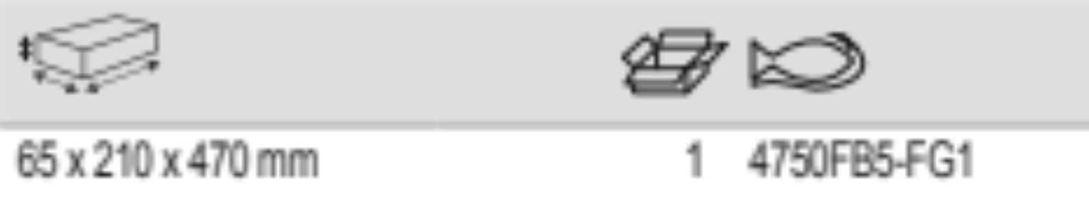 BAHCO 4750FB5-FG1 8 L Fabric Tool Folder with Rubberised Handle - Premium Tool Folder with Rubberised Handle from BAHCO - Shop now at Yew Aik.