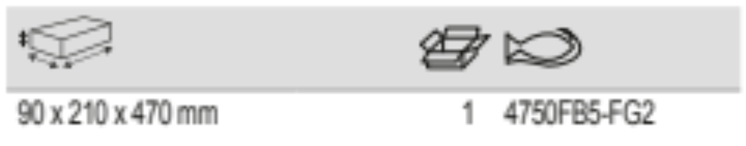 BAHCO 4750FB5-FG2 11 L Fabric Tool Folder with Rubberised Handle - Premium Tool Folder with Rubberised Handle from BAHCO - Shop now at Yew Aik.