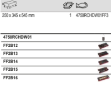 BAHCO 4750RCHDW01FF3 Metallic Tool Box General Purpose Toolkit - Premium Toolkit from BAHCO - Shop now at Yew Aik.