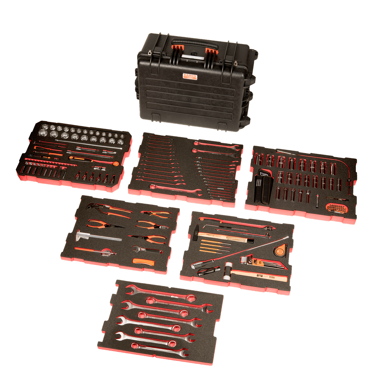 BAHCO 4750RCHDW02FF1 Heavy Duty Rigid Case MRO Toolkit - 195 Pcs - Premium Toolkit from BAHCO - Shop now at Yew Aik.
