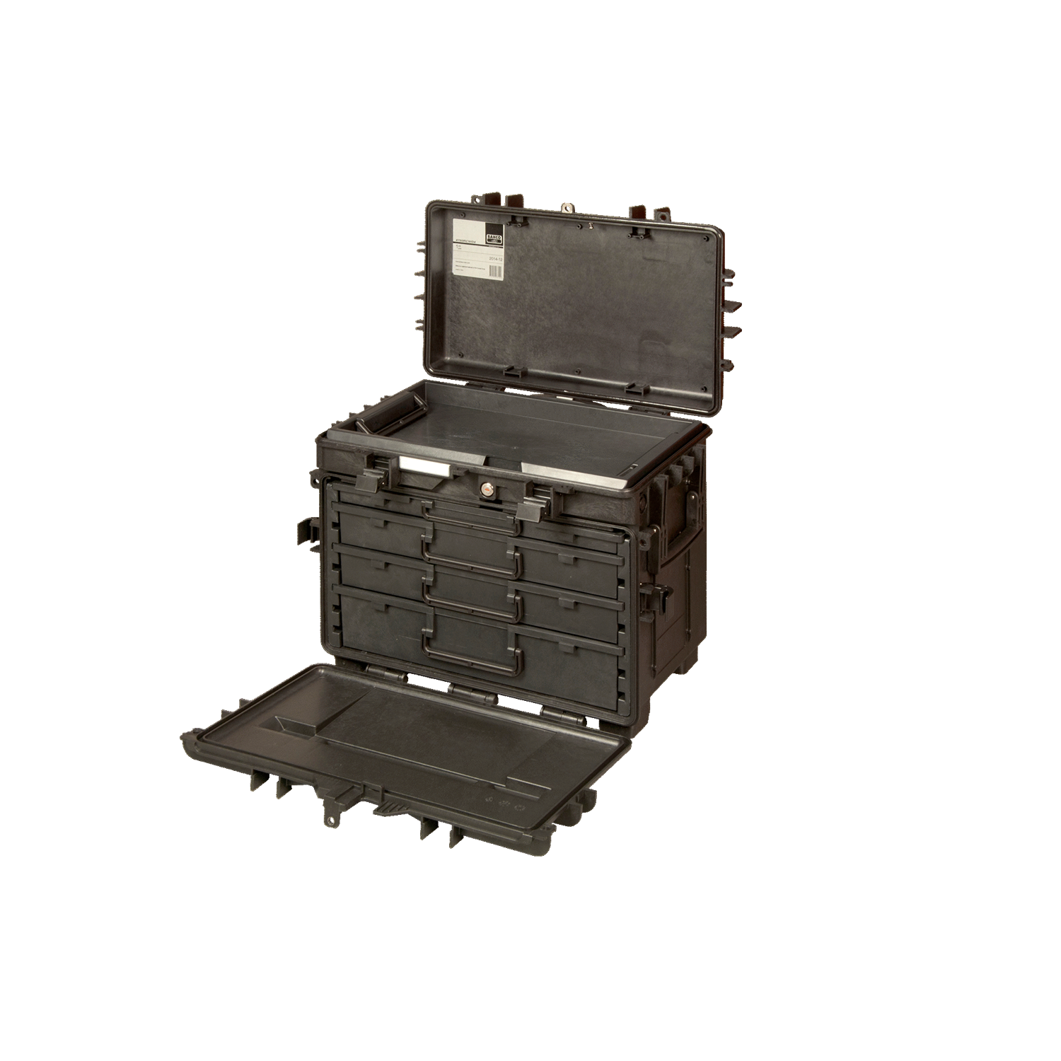 BAHCO 4750RCWD4 150 L Wheeled Rigid Tool Cases with Telescopic - Premium Rigid Tool Cases from BAHCO - Shop now at Yew Aik.