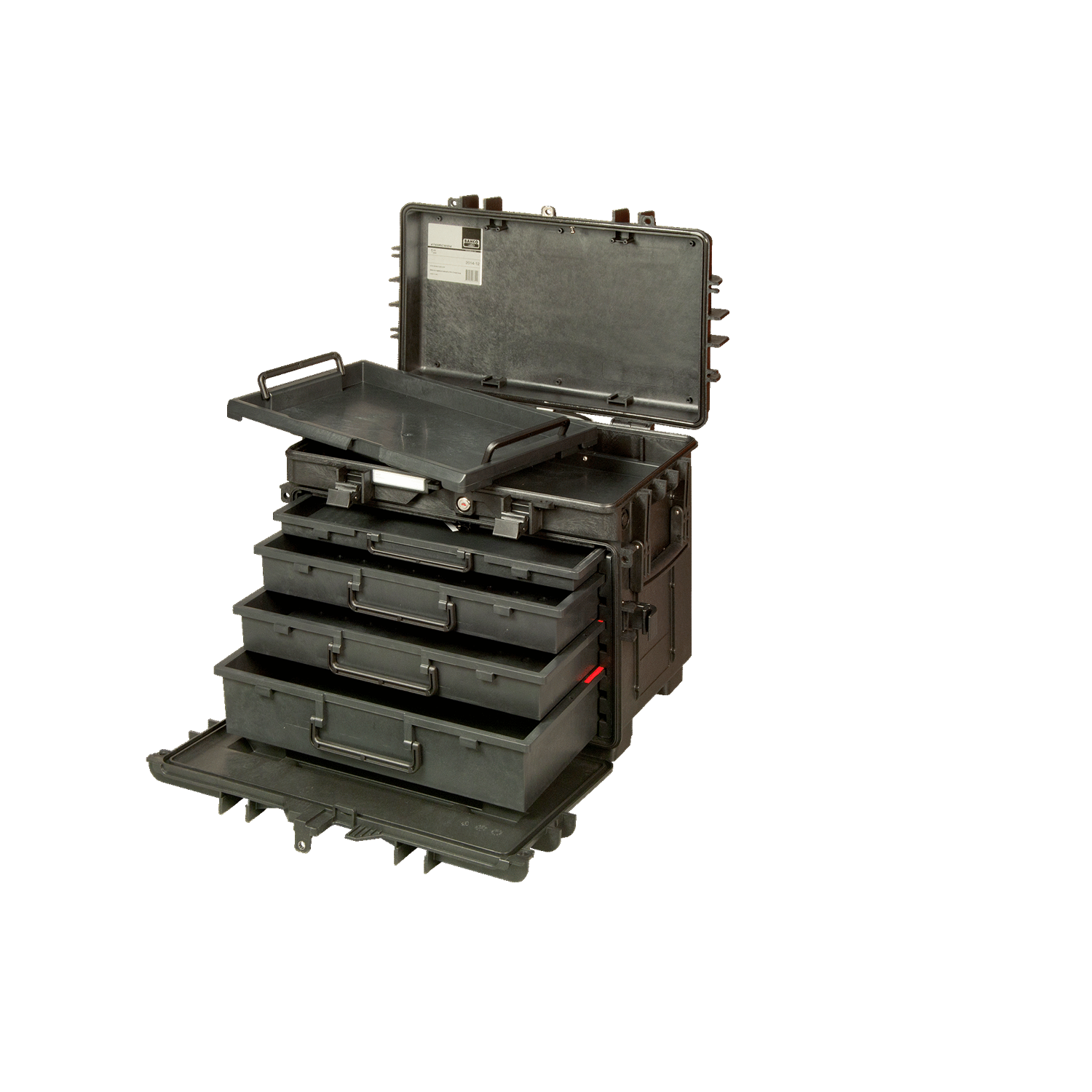 BAHCO 4750RCWD4 150 L Wheeled Rigid Tool Cases with Telescopic - Premium Rigid Tool Cases from BAHCO - Shop now at Yew Aik.