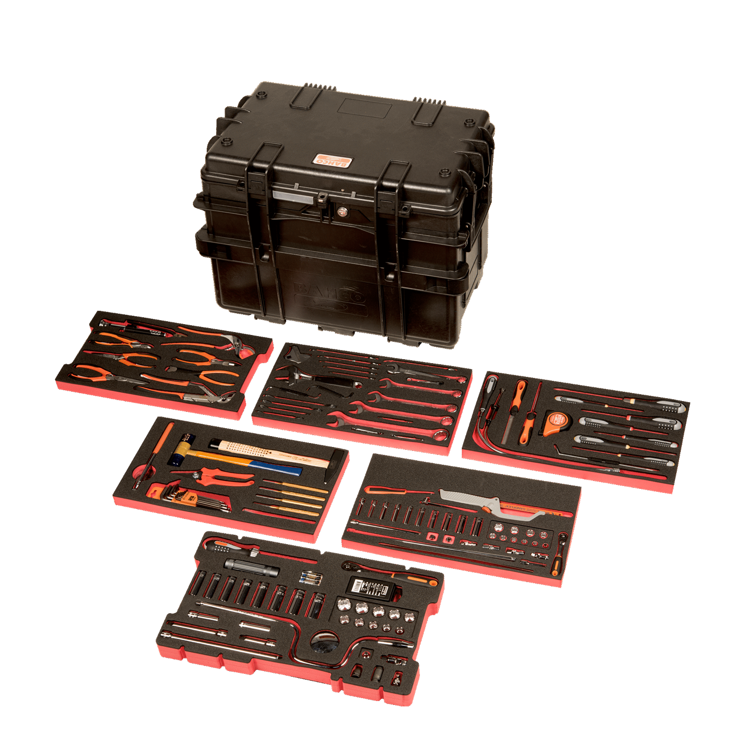 BAHCO 4750RCWD4FF1 Heavy Duty Rigid Case General Purpose Toolkit - Premium Toolkit from BAHCO - Shop now at Yew Aik.