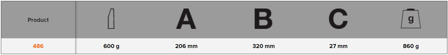 BAHCO 486 Bricklayer Hammer with Rubber Grip (BAHCO Tools) - Premium Bricklayer Hammer from BAHCO - Shop now at Yew Aik.