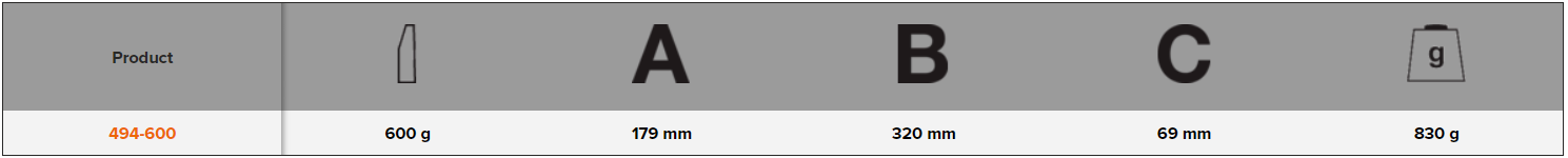 BAHCO 494 Plaster Hatchet Hammer with Tubular Steel Shaft - Premium Plaster Hatchet Hammer from BAHCO - Shop now at Yew Aik.