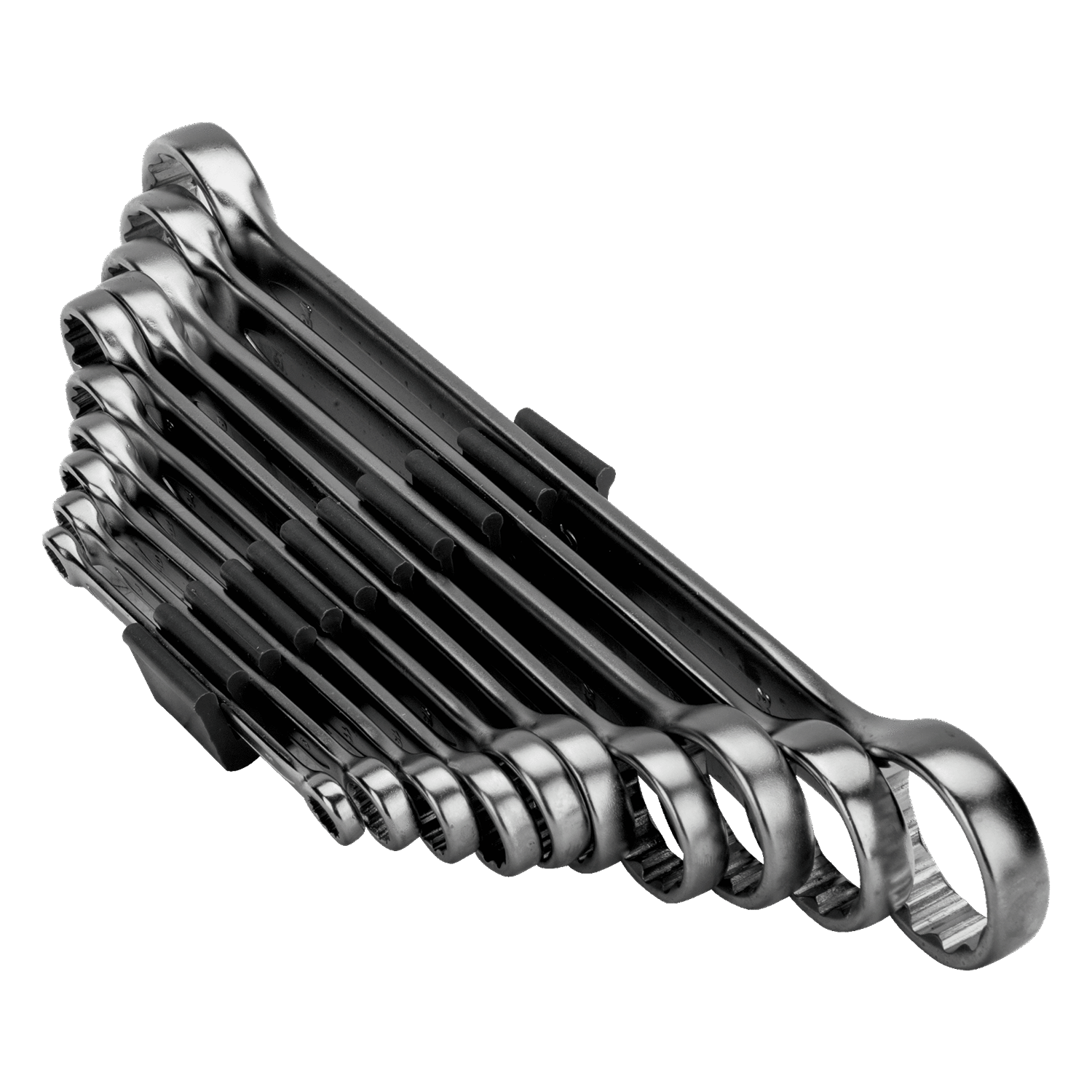 BAHCO 4M/10C Metric Flat Double Ring Ended Wrench Set - Grey - Premium Flat Double Ring Ended Wrench Set from BAHCO - Shop now at Yew Aik.