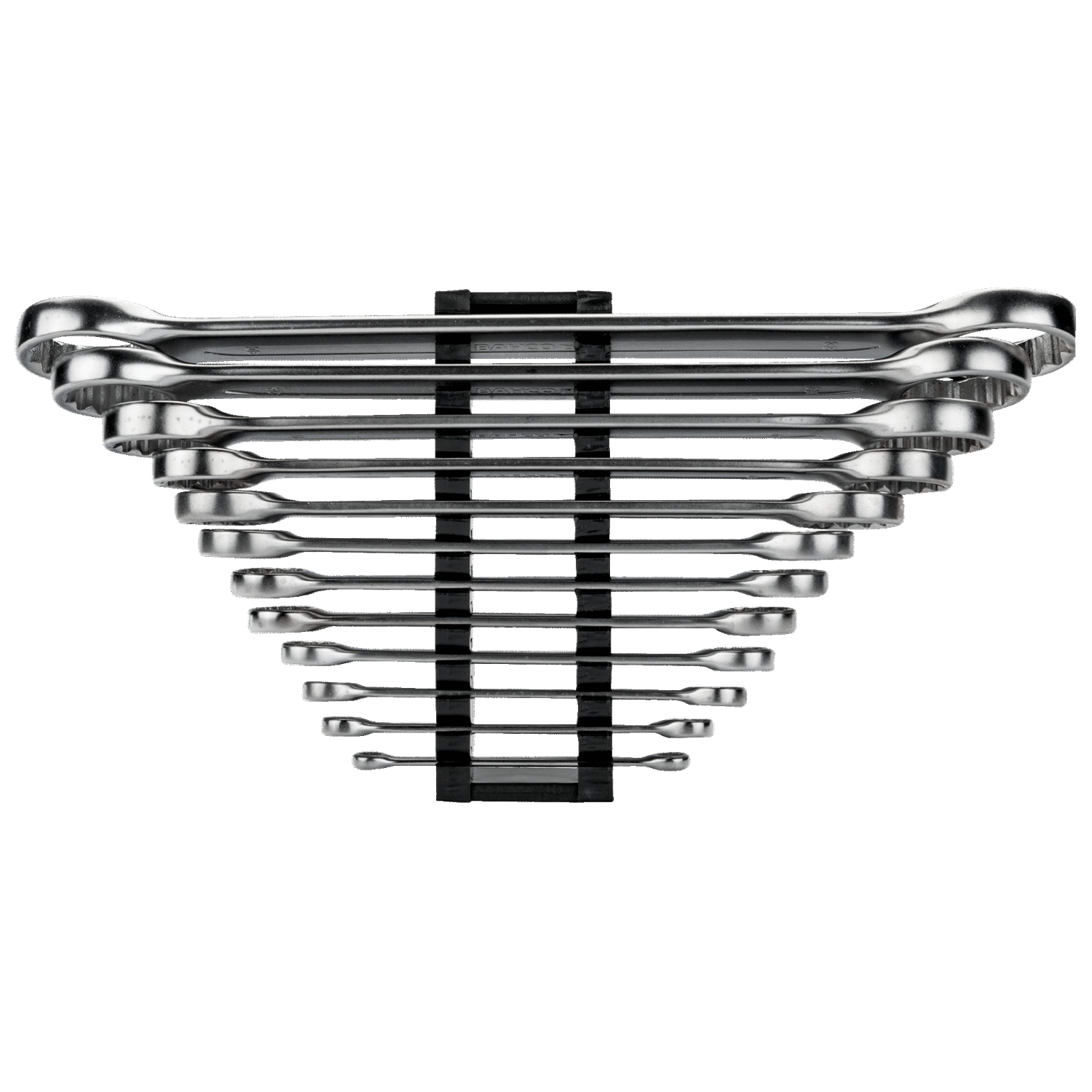 BAHCO 4M/12C Metric Flat Double Ring Ended Wrench Set - Premium Flat Double Ring Ended Wrench Set from BAHCO - Shop now at Yew Aik.